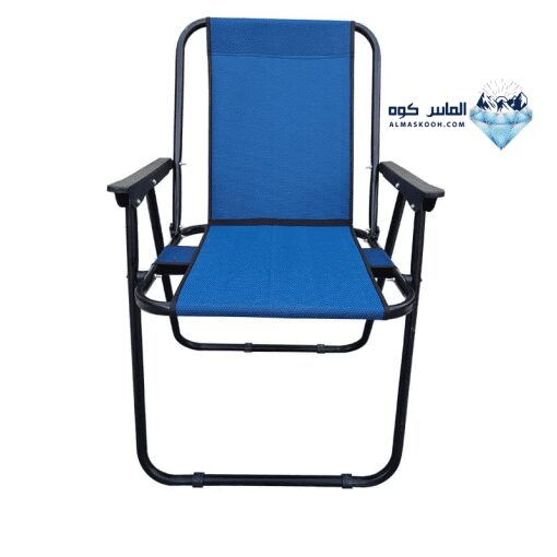 صندلی تاشو مسافرتی فوم دار رنگ آبی روشن _ الماس کوه
